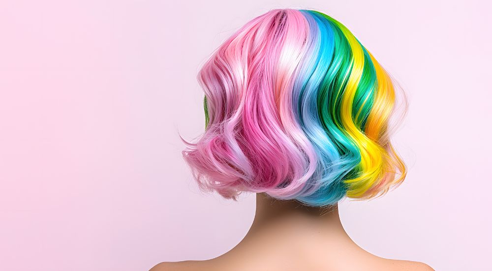 Wielobarwne włosy